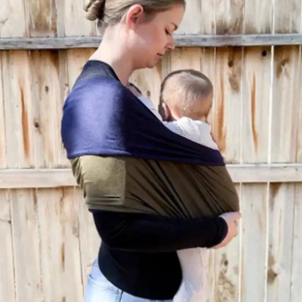 echarpe de portage bebe coton doux elastique pratique
