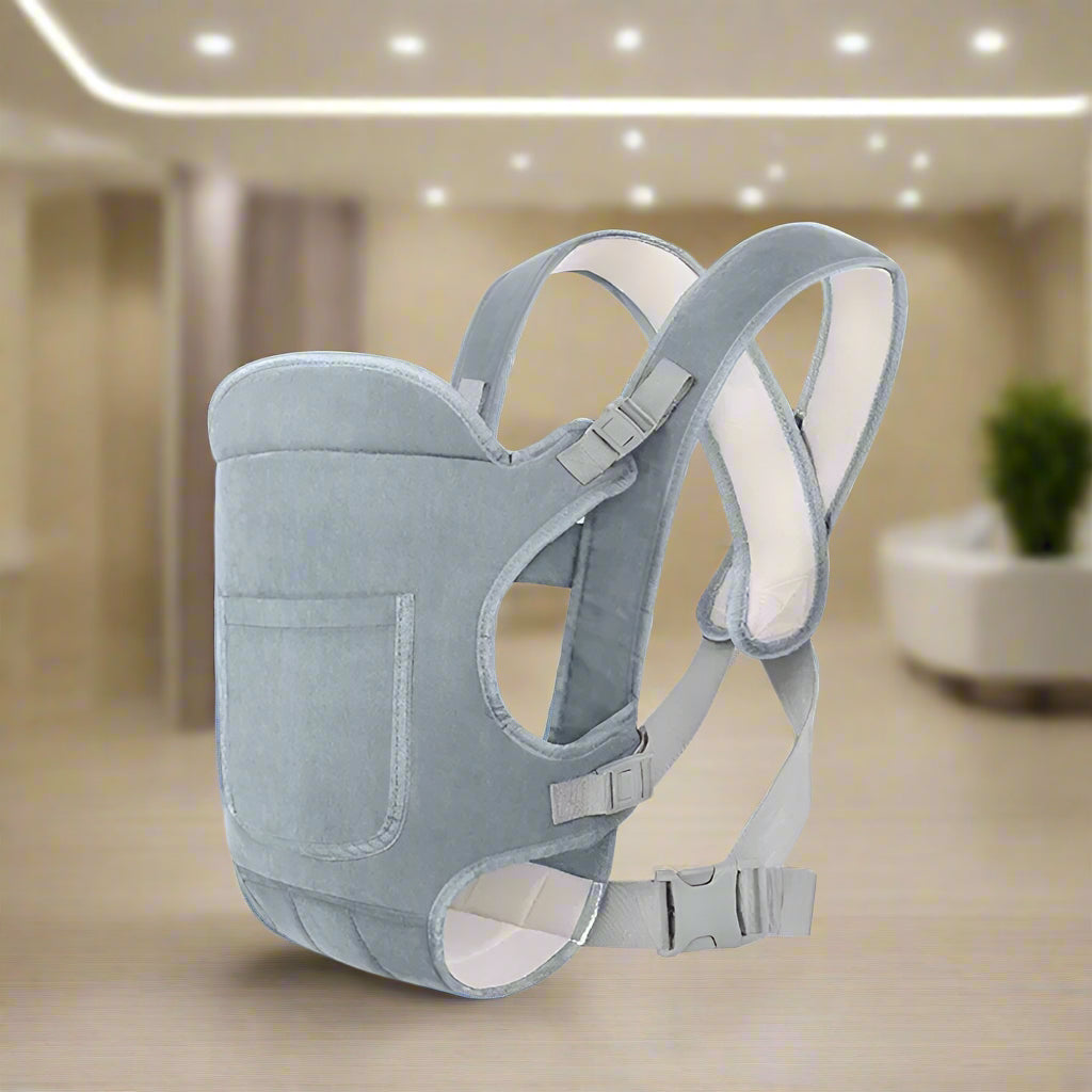 porte bebe naissance gris