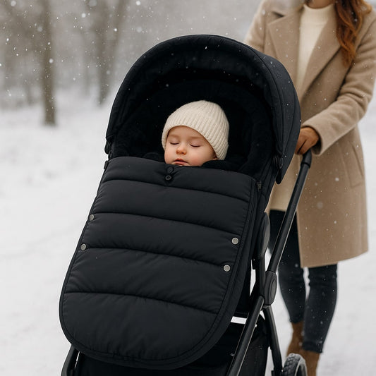 chancelière babys unisexe pour hiver noir