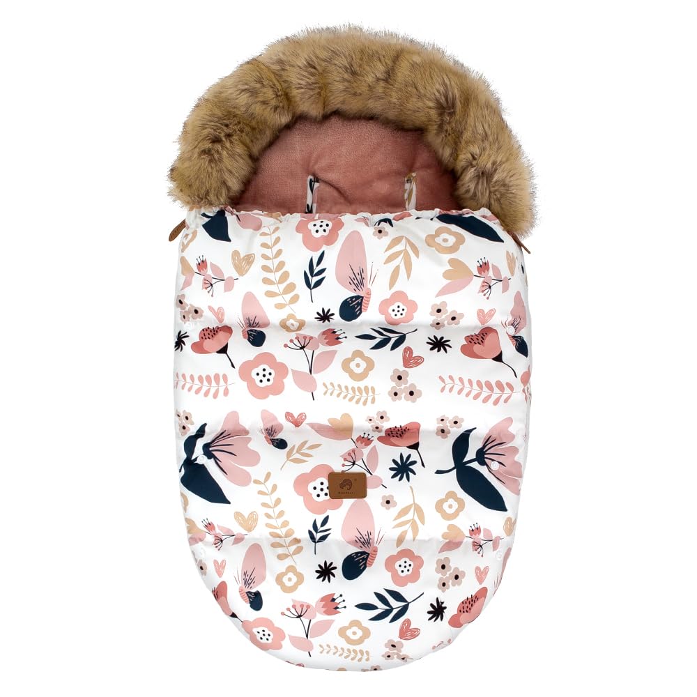 chanceliere bebe chanceliere chaude pour hiver rose sécuritaire 