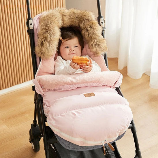 chancelière imperméable pour bébé rose poussette