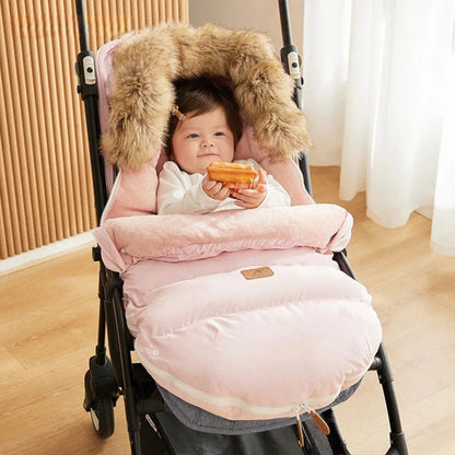 chancelière imperméable pour bébé rose poussette