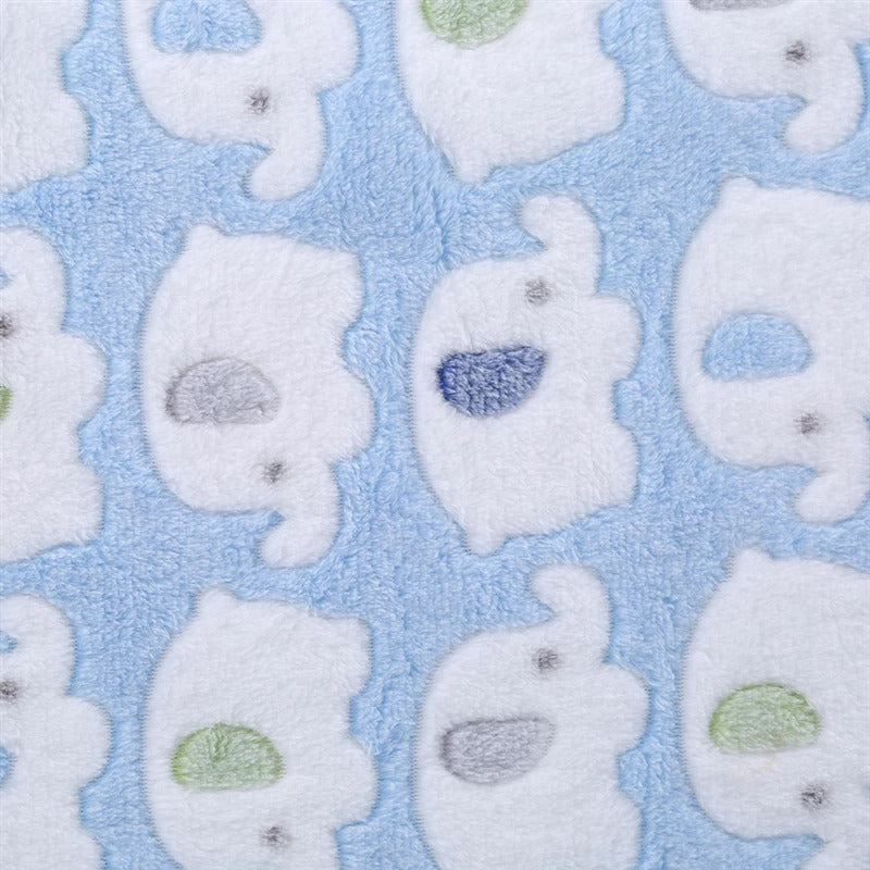 couverture bébé dessin animé éléphant sécuritaire