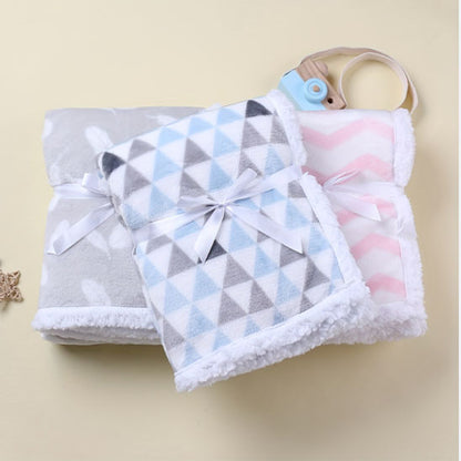 couverture bébé douce pour poussette multifonctions