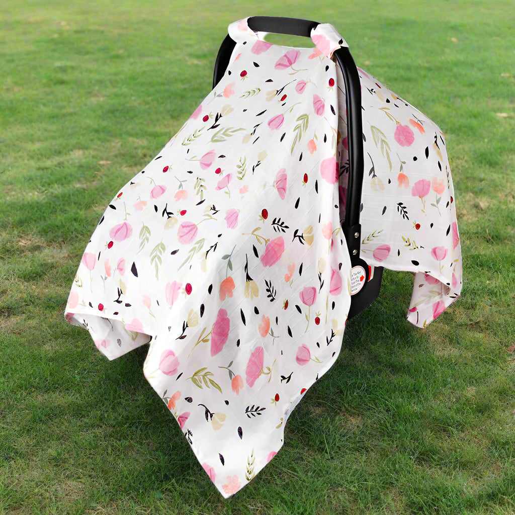 couverture bébé multifonction pour tout petit fleurs