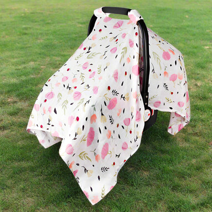 couverture bébé multifonction pour tout petit fleurs