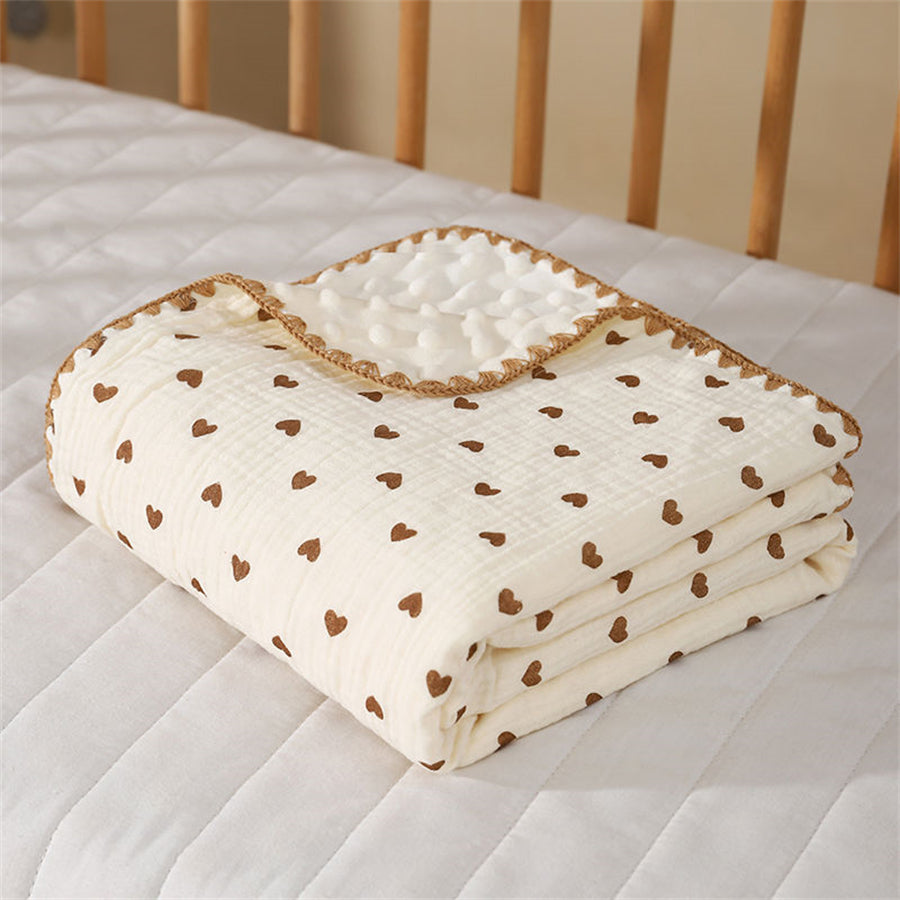 couverture bébé parababys unisexe motif coeur