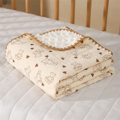 couverture bébé parababys unisexe motif ours assise