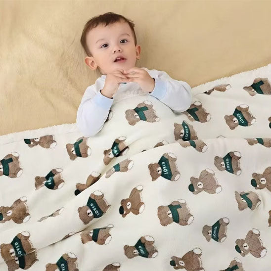 couverture bebe polaire polyvalent confortable