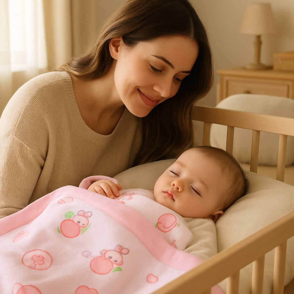 couverture en polaire bebe multifonction douce confortable