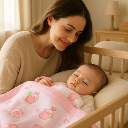 couverture en polaire bebe multifonction douce confortable