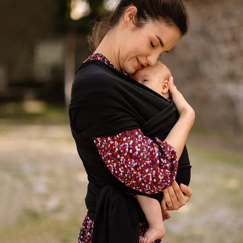écharpe de portage babycarrier coton extensible douceur
