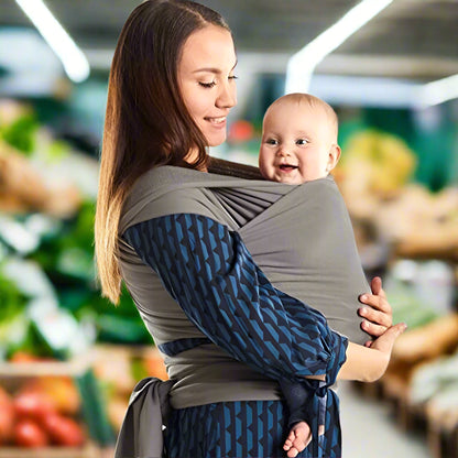 écharpe de portage babycarrier coton extensible materiau respirant