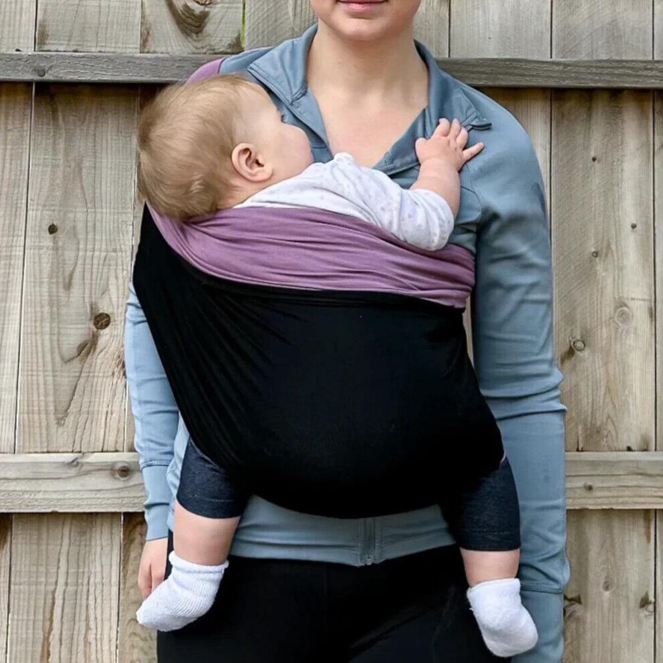 echarpe de portage bebe coton doux élastique couverture