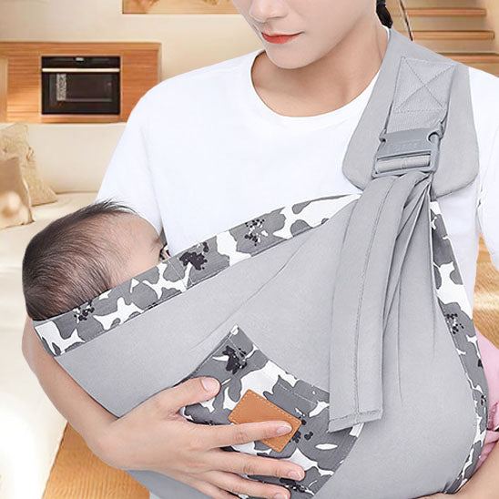 écharpe de portage bébé en tissu maillé electrolux  grande poche