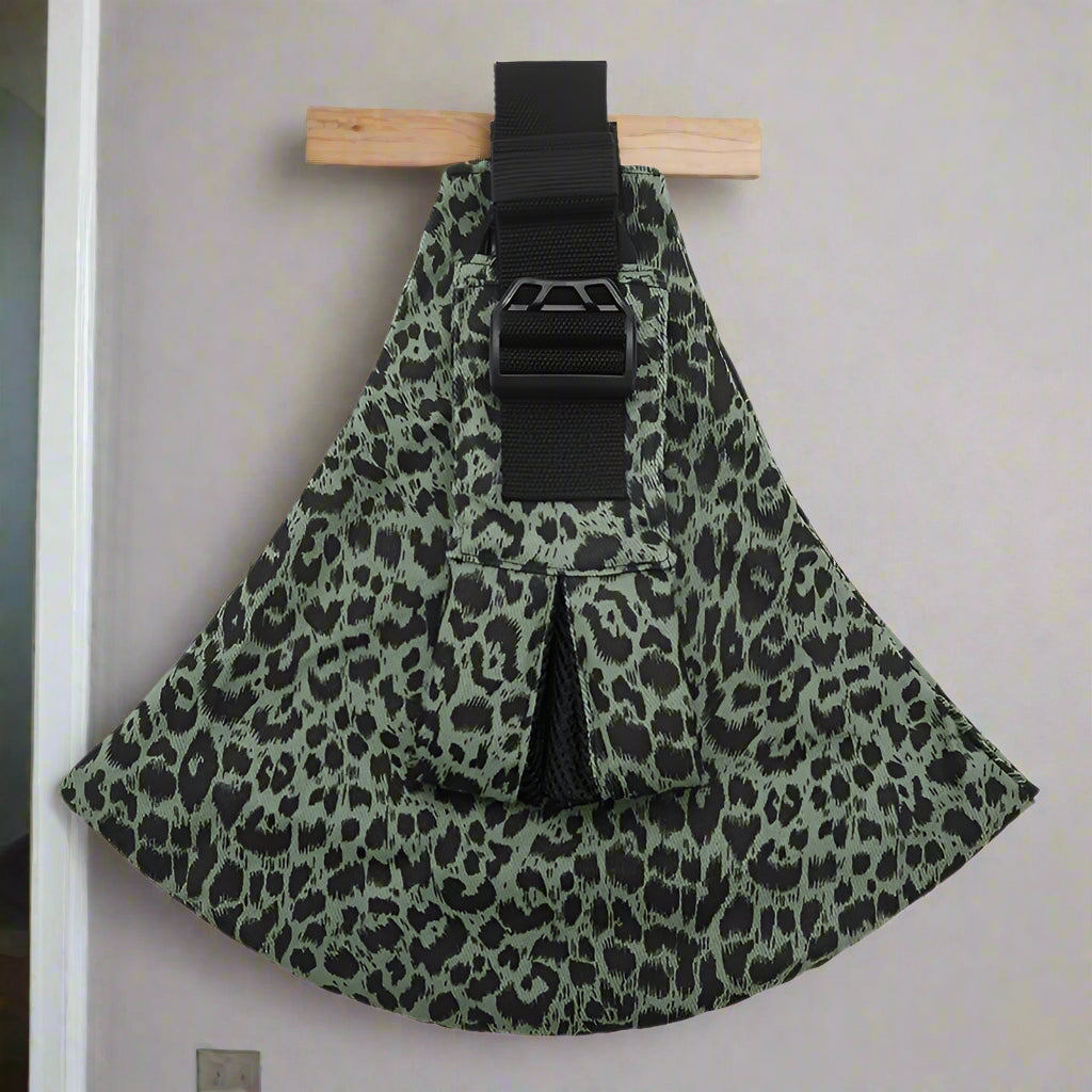 echarpe de portage babys olive pour sortir