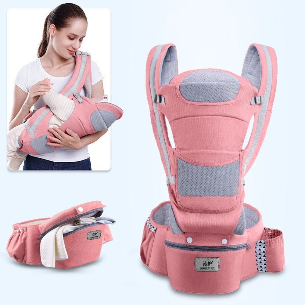 porte-bébé akdbabys ergonomique couleur d rose
