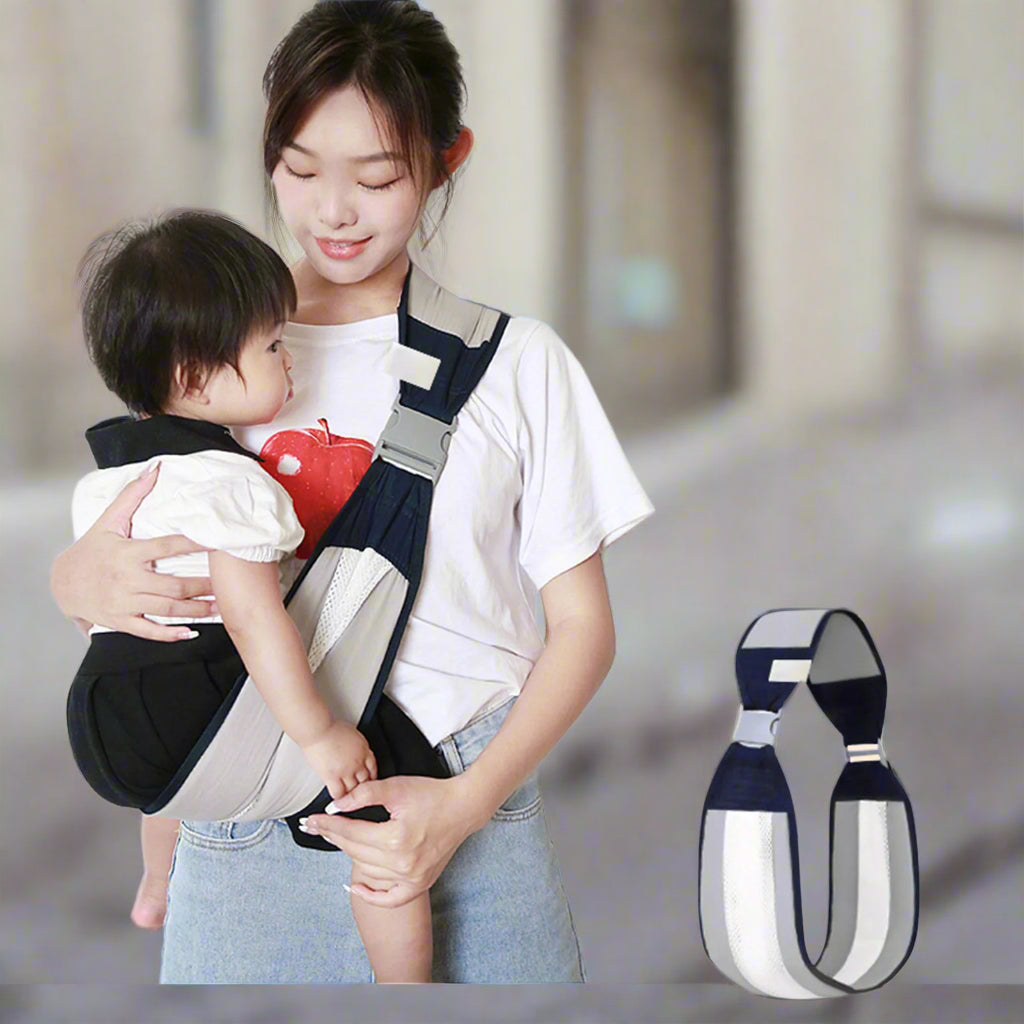 porte bébé babycarrier gris model simple