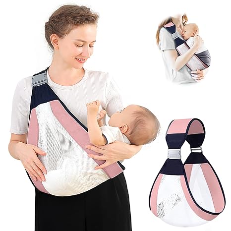 porte bébé babycarrier rose cerise sécurisant 