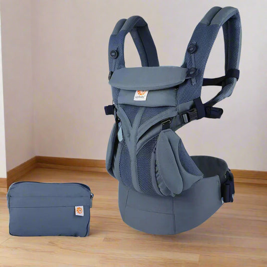 porte bébé breathbabybag bleu Marine