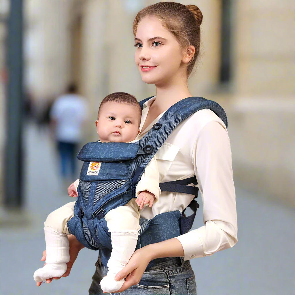 porte bebe en position face au monde