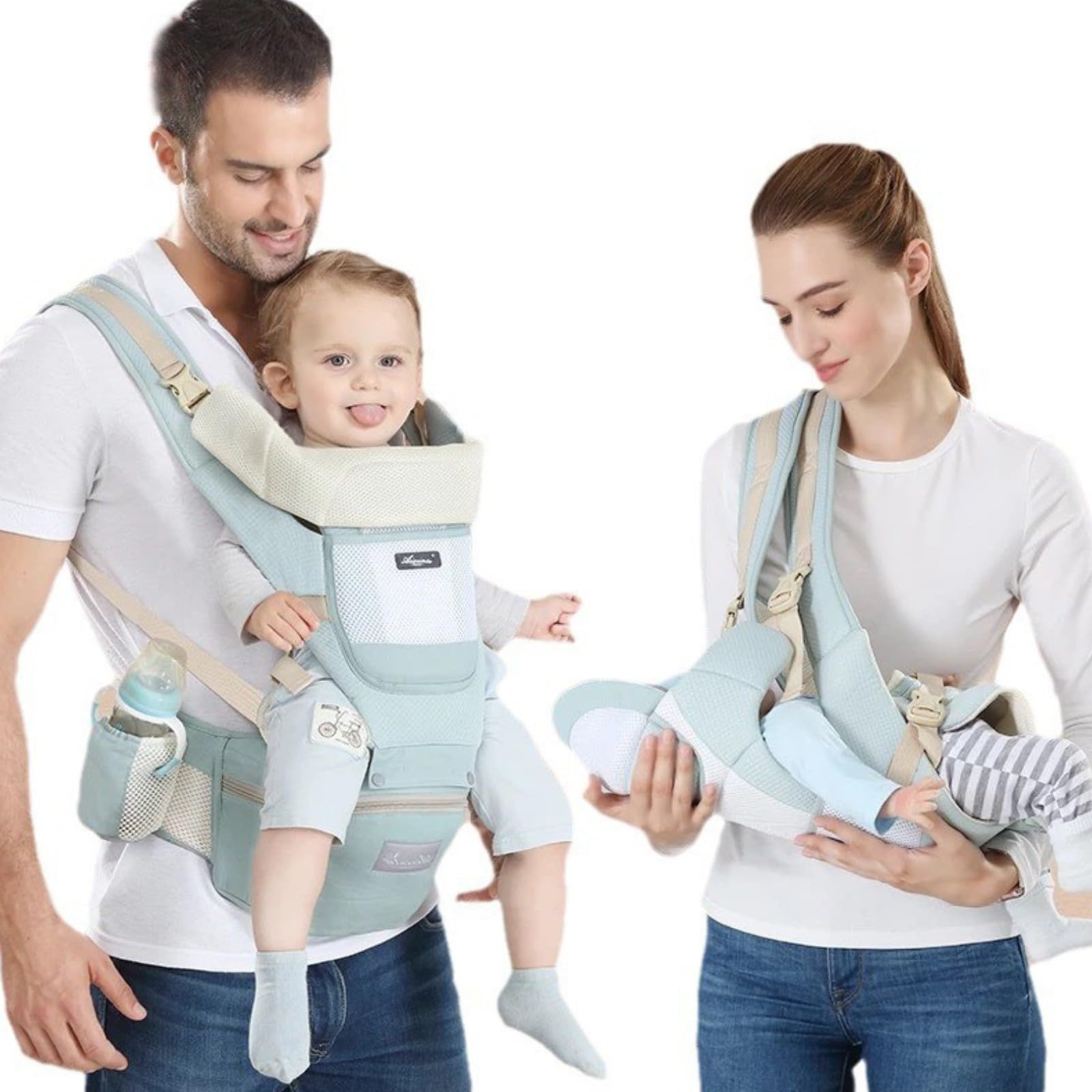 porte bebe ergonomique en coton multifonction