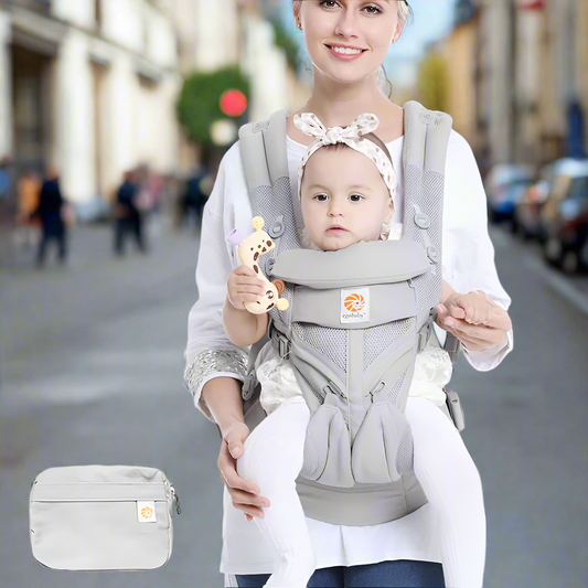 Porte bébé gris confortt