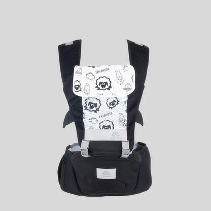 porte bebe hanche écharpe multifonctionnelle bleu foncé