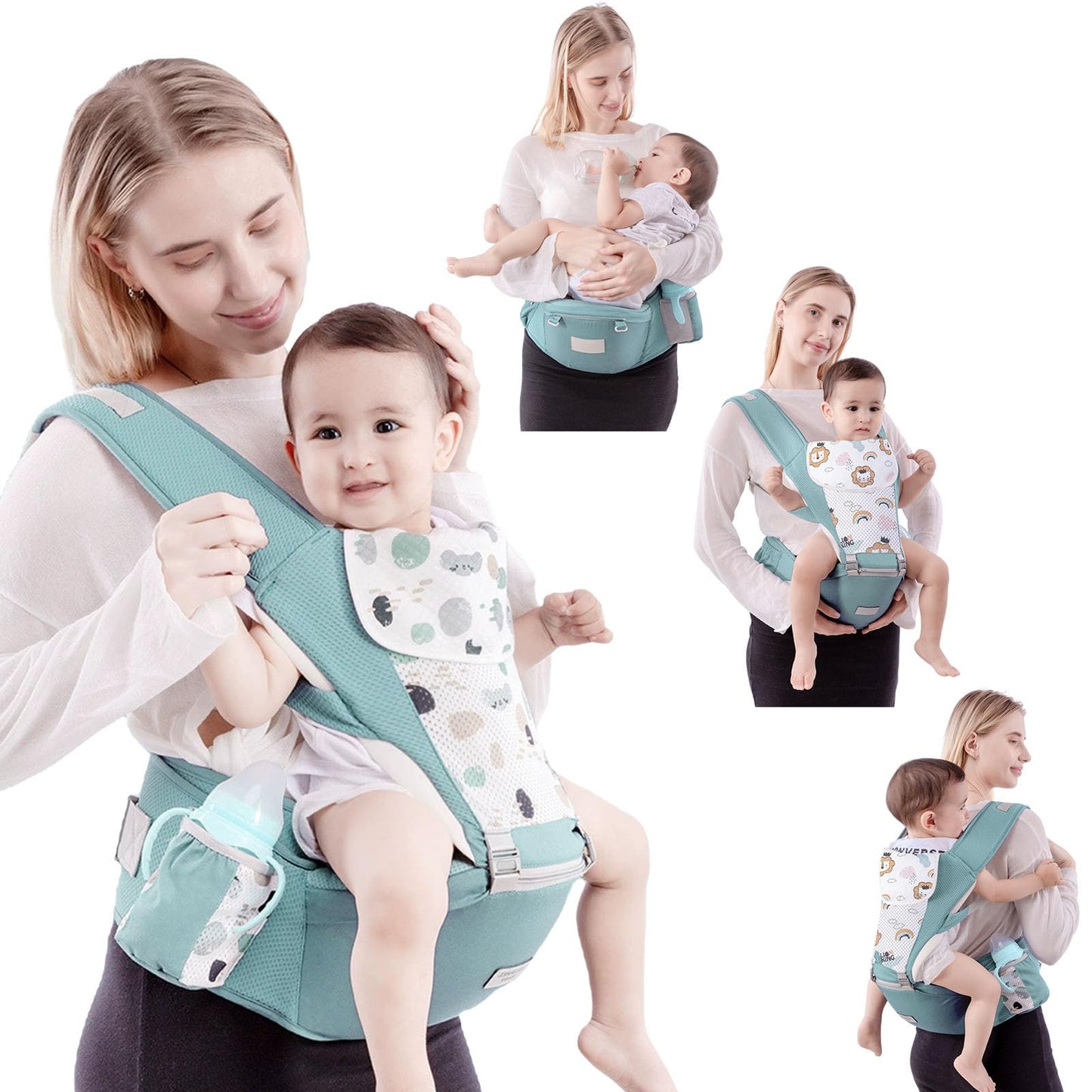 porte bebe hanche écharpe multifonctionnelle positions différentes différentes