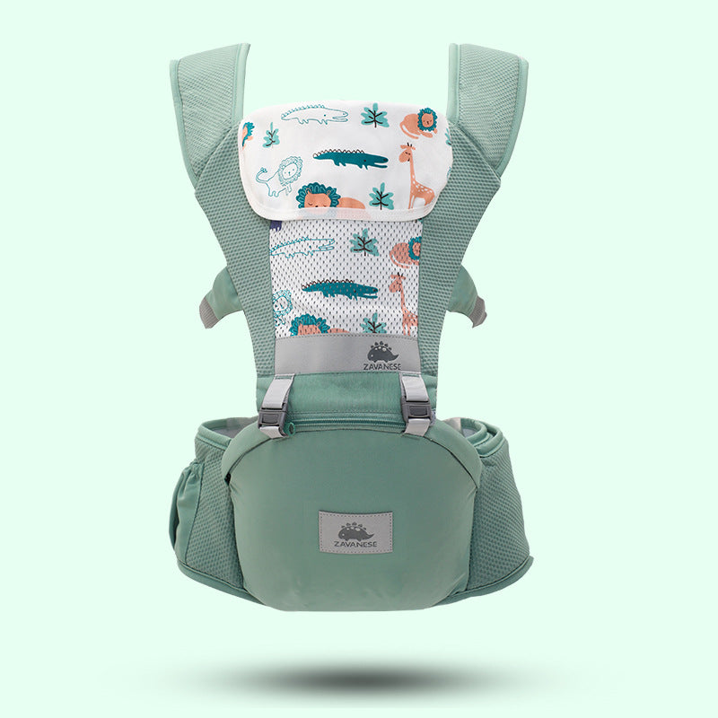 porte bebe hanche écharpe multifonctionnelle vert