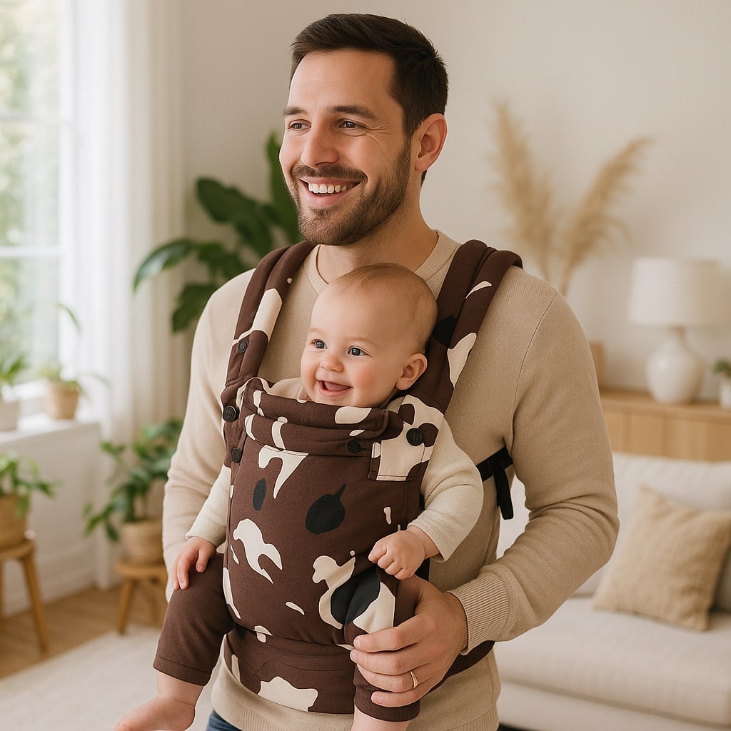 porte bébé matbabys polyvalent marron