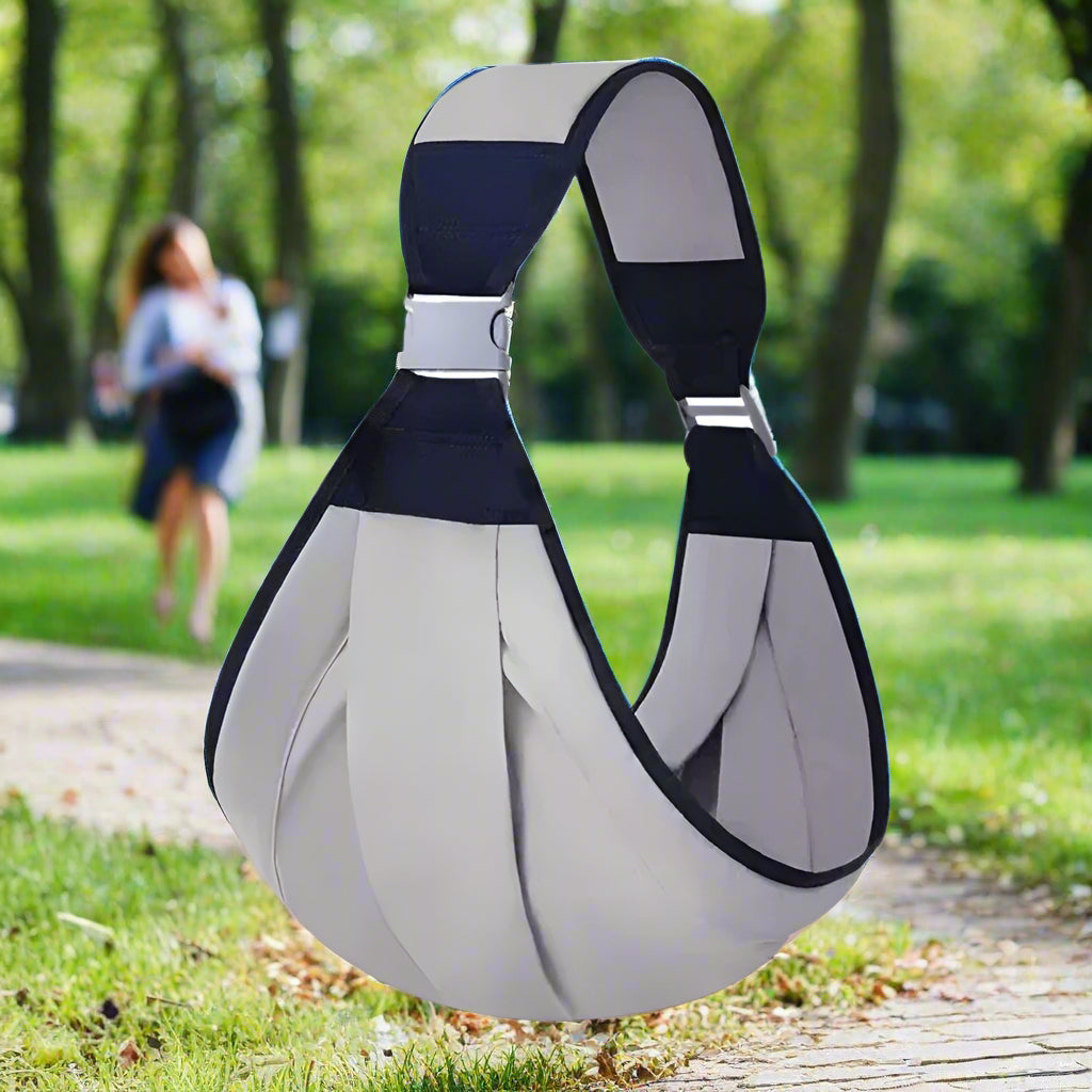 porte bebe multifonctionnel gris