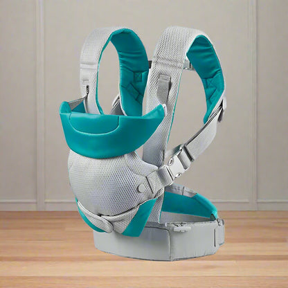 porte bebe multifonctonnel quatre en un résistant gris clair