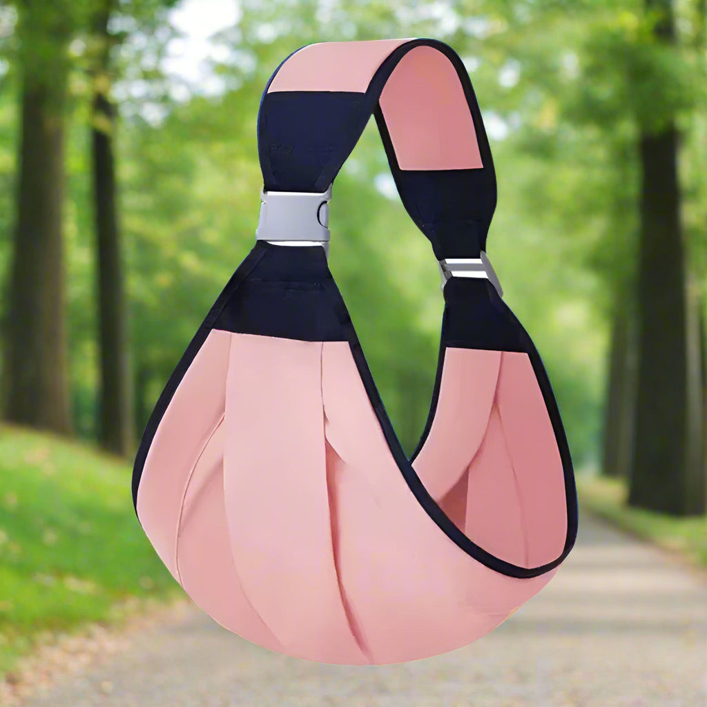 porte bebe mutifonctionnel-rose