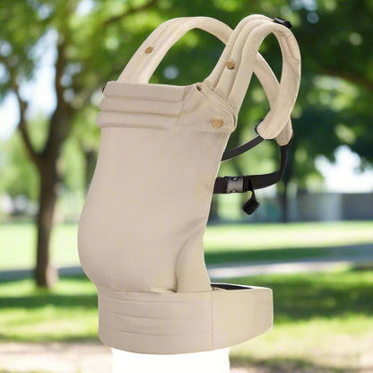 porte-bébé physiologique matbabys beige blanc