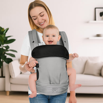 porte bébé physiologique pour nouveau-né gris