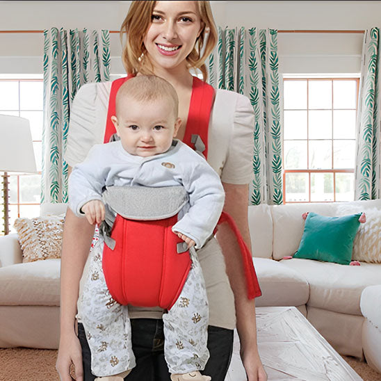 porte bébé physiologique rouge-confortable