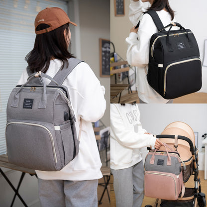 sac à dos à langer pliable en couleurs