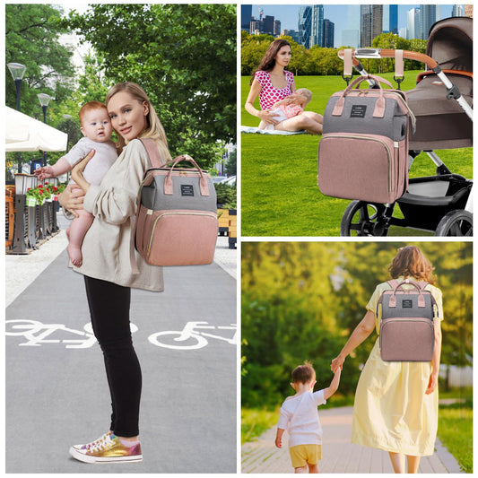 sac à dos à langer pliable et confortable