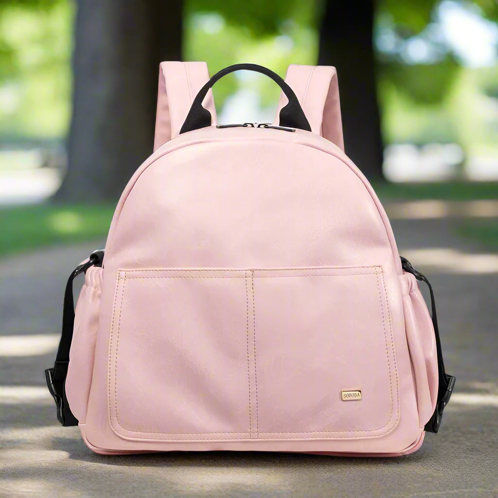 sac à langer à dos rosababybag rose imperméable