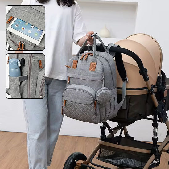 sac à langer matbabys avec poches extérieurs