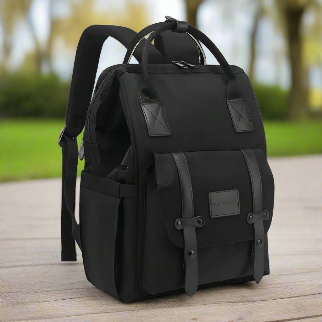 sac à langer multifonctions noir