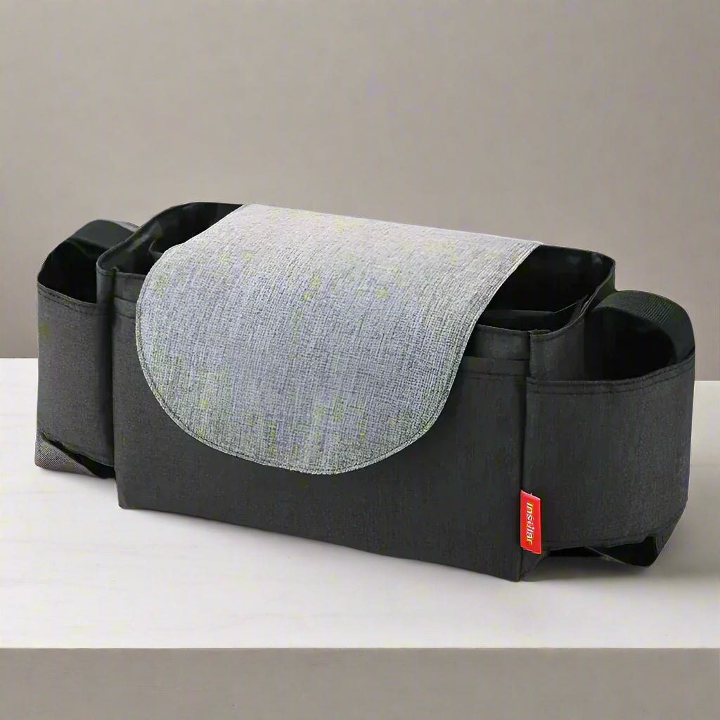 sac a langer porte bouteille universel noir