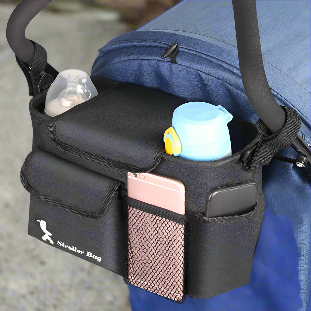 sac à langer universel noir pour poussette
